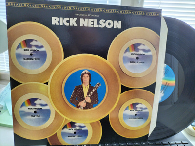 RICK NELSON, Golden greats, LP UK -85 HIENO KUNTO !!