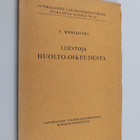 V. Merikoski : Luentoja huolto-oikeudesta - pikkukuva 1