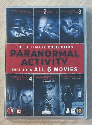 Paranormal Activity 1-6 (2007-2015) 6DVD (UUSI)