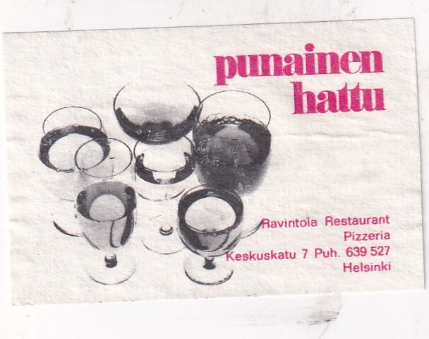 Helsinki, Ravintola Punainen Hattu   s36