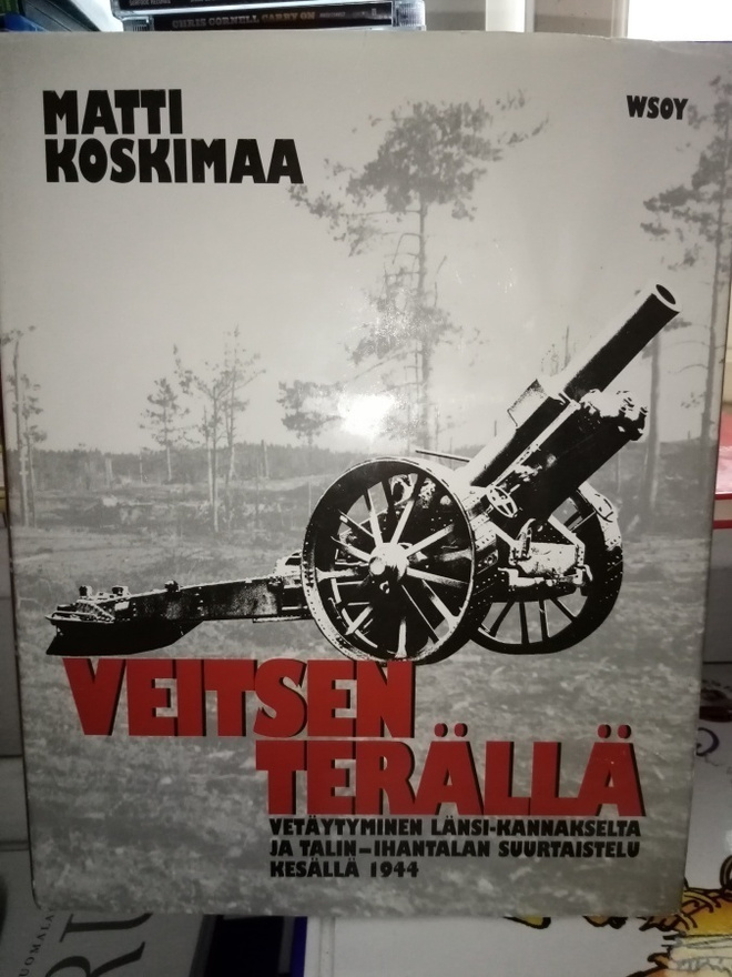 Matti Koskimaa : Veitsen terällä ( SIGNED) SIS POSTIKULU