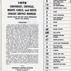 Chevrolet Chassis Service Manual 1970 - pikkukuva 2