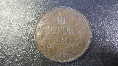 10 penniä 1899