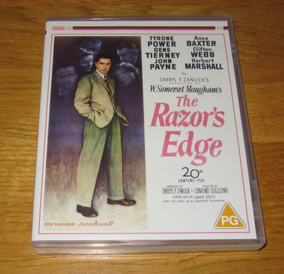 The Razor's Edge blu-ray + dvd