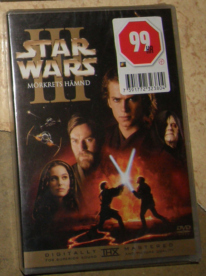 Star Wars: Episod III - Mörkrets hämnd - 2DVD UUSI