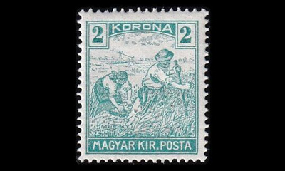 Unkari 334 ** Viikatemies 2 Kr (1921)