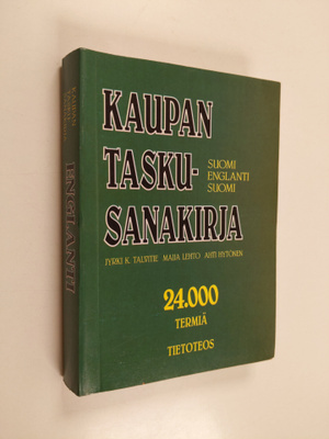 Jyrki K. Talvitie : Kaupan taskusanakirja Suomi-englanti-...