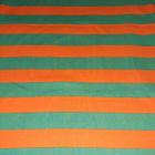 Oranssi vihreä neulos collegekangas 205x140cm - pikkukuva 2
