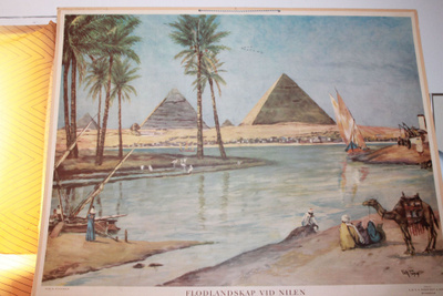 Kansakoulun opetustaulu Egypti