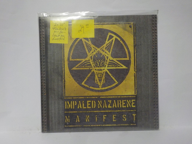 IMPALED NAZARENE - MANIFEST  M-/M- FRA2007 GATEFOLD 2X10''