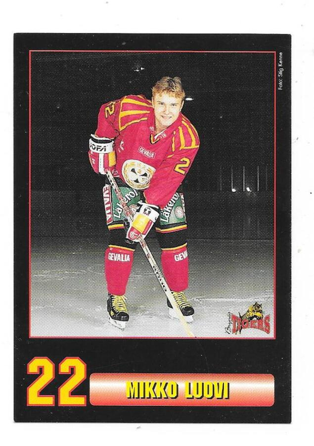 1998-99 Brynäs IF TeamIssue #22 Mikko Luovi   ILVES