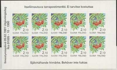 1991 2,10 mk tarra-arkki
