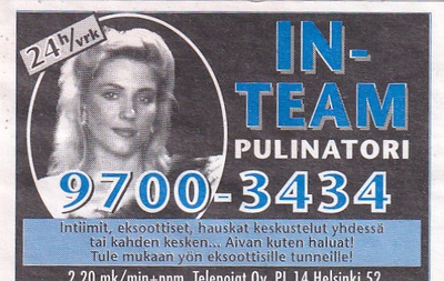 Helsinki, In - Team, Pulinatori  5/9