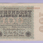 Saksa 100 Millionen Mark Reichsbanknote v.1923 P-107a - pikkukuva 1