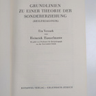 Heinrich Hanselmann : Grundlinien zu einer Theorie der So... - pikkukuva 3