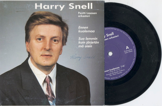 HARRY SNELL: Ennen Kuolemaa – 7” single + Kuvakansi 1992
