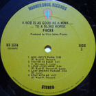 Faces – A Nod Is As Good As A Wink...To A Blind Horse (LP) - pikkukuva 3