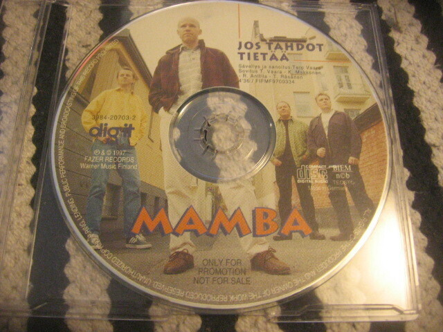Mamba - Jos tahdot tietää (promo cds)