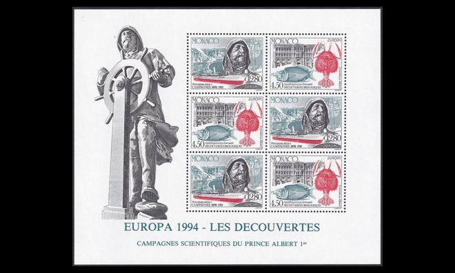 Monaco 2178-9BL63 ** Europa keksinnöt ja löydöt (1994)