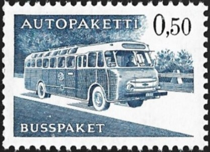 1963 AP 12  sininen 0,50 mk  ** LaPe AP 12 xTe