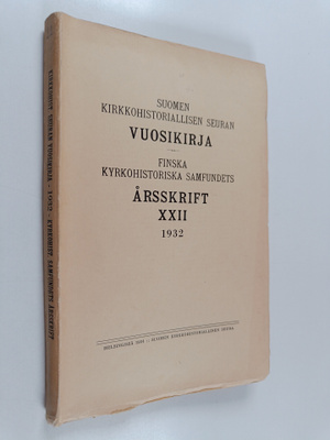 Suomen kirkkohistoriallisen seuran vuosikirja; Finska kyr...