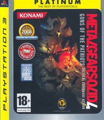Metal Gear Solid 4 Platinum (PS3)