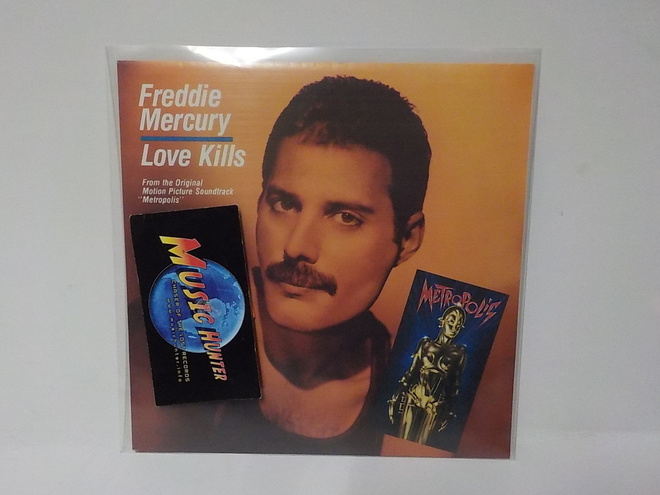 FREDDIE MERCURY - LOVE KILLS M/M METROPOLIS SOUNDTRACK 7" .