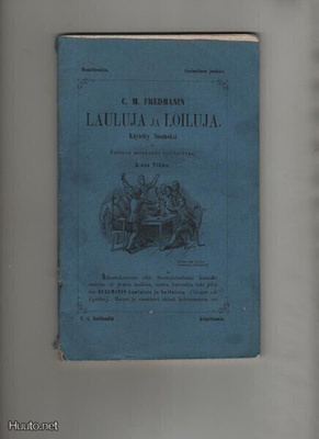 C.M. Fredmanin lauluja ja loiluja 1, 2:nen vihko, 1864, nid.