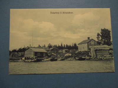 VANHA POSTIKORTTI - FISKARTORP Å MICKELSÖREN (PK2-S40)