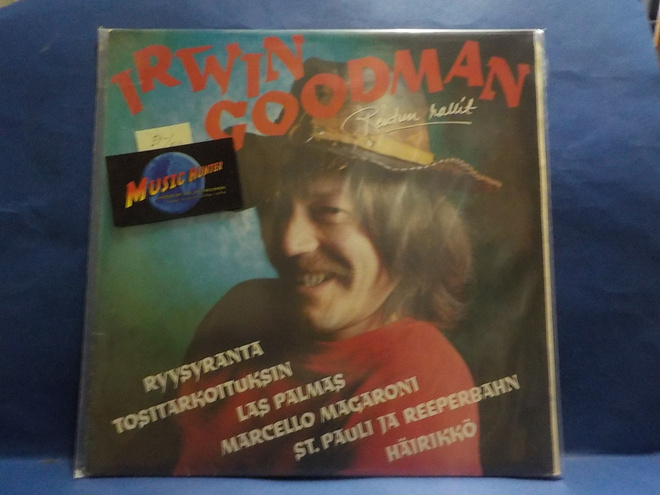 IRWIN GOODMAN - RENTUN RALLIT - FIN -88 EX-/EX+ LP