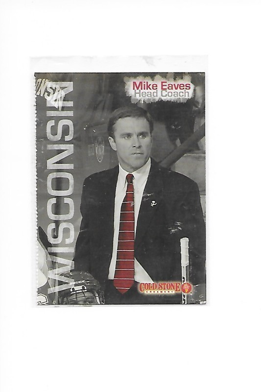 2006-07 Wisconsin Badgers #1 Mike Eaves ex- HIFK