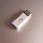 Micro USB (naaras) - USB-C (uros) OTG Sovitin - pikkukuva 2