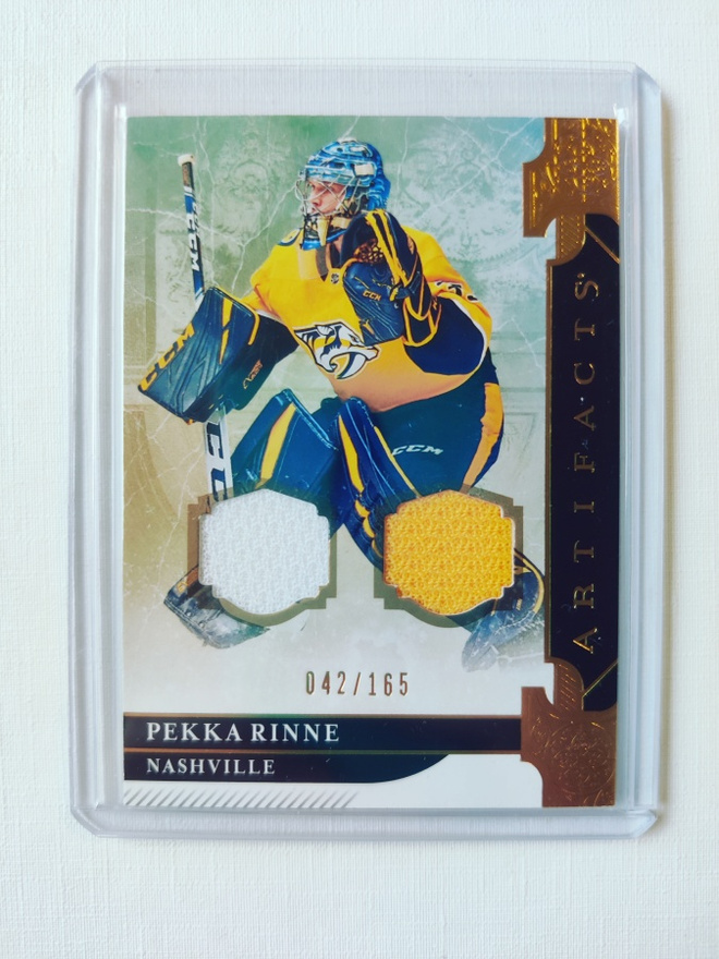 Pekka Rinne - 19-20 Artifacts Gold Jersey /165