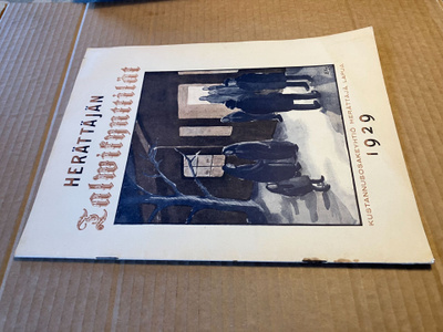 HERÄTTÄJÄN TALVIKYNTTILÄT LEHTI 1929 HYVÄ
