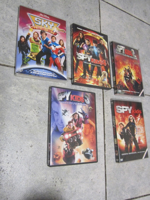 SPY KIDS DVD ELOKUVIA 5 KPL