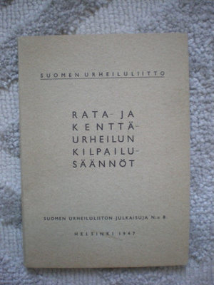 Rata- ja kenttäurheilun kilpailusäännöt