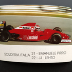 1991 Formula 1 calendar card JJ. Lehto/Emanuel Pirro - pikkukuva 1