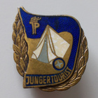 Junger Tourist - lukkoneulamerkki rintamerkki - pikkukuva 1