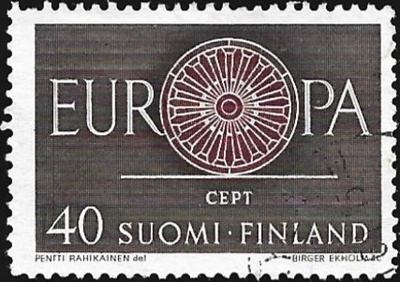 1960 Eurooppa-merkit 40 mk leimattu LaPe 526