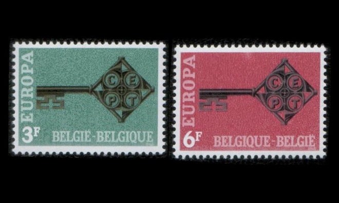 Belgia 1511-2 ** Europa (1968)
