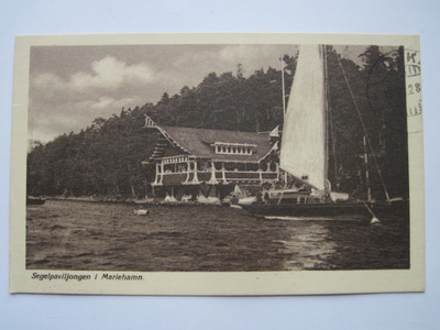 VANHA Postikortti Ahvenanmaa Maarianhamina 1920-luku