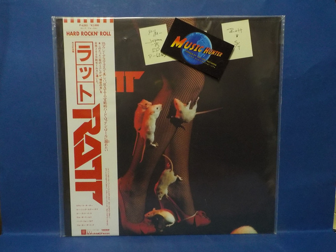 RATT - S/T M-/M- JAPAN -85 EP LP