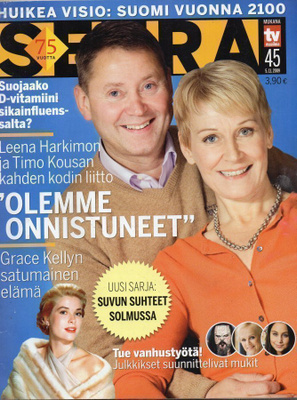 Seura n:o 45 2009 Leena & Timo. Crace Kelly. Pentti & tyttär