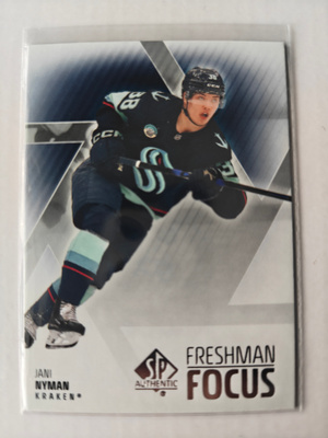 Jani Nyman 2025-26 SP Authentic Freshman Focus Rookie