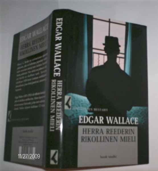 Edgar Wallace: Herra Reederin rikollinen mieli  (Sis.pk:t)