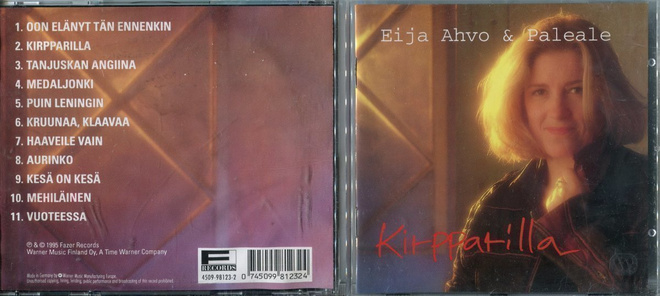 EIJA AHVO & PALEALE . CD-LEVY . KIRPPARILLA