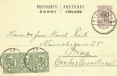 1921 60/40 ehiökortti lisämerkein CSR:ään