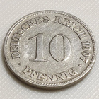 Saksa 10 Pfennig 1907D - pikkukuva 3