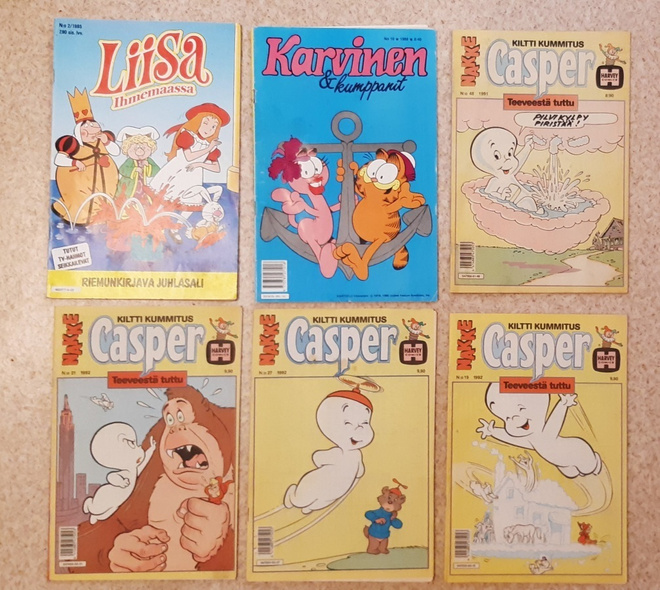 Sarjakuvalehdet lajitelma 17 kpl