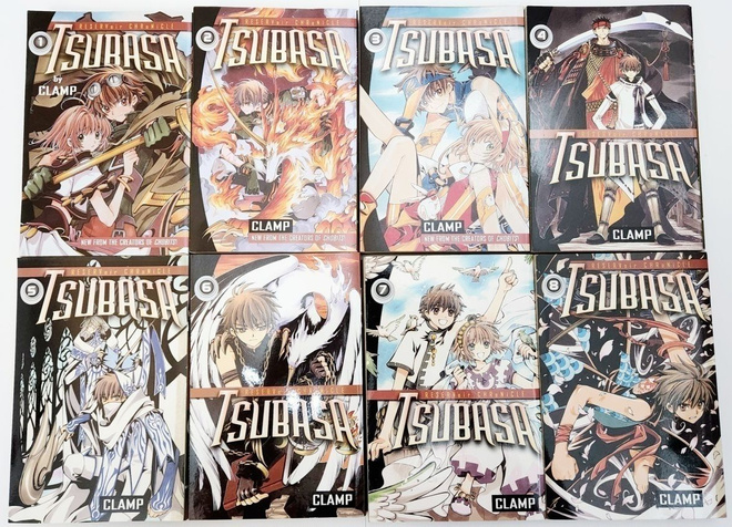 Tsubasa Reservoir Chronicle volumet 1-8 (englanti)